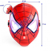 Máscara Homem Aranha Spiderman Cosplay Olhos Acendem Led