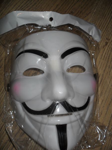 Máscara Anonymous V Vingança Vendetta Guy Fawkes