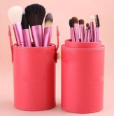 Kit 13 Pincéis Is´mine Porta Pincéis Rosa Pronta Entrega