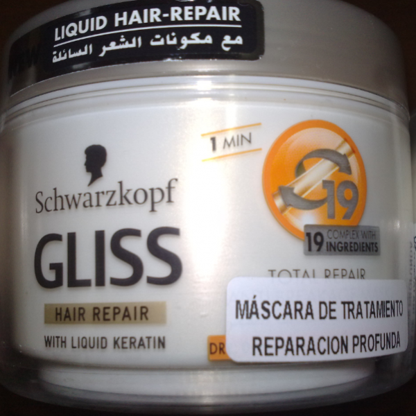 Máscara Schwarzkopf Gliss Kur Reparação Total Repair 200ml