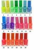 Kit 20 Esmaltes Neon Fluorescente Pronta Entrega